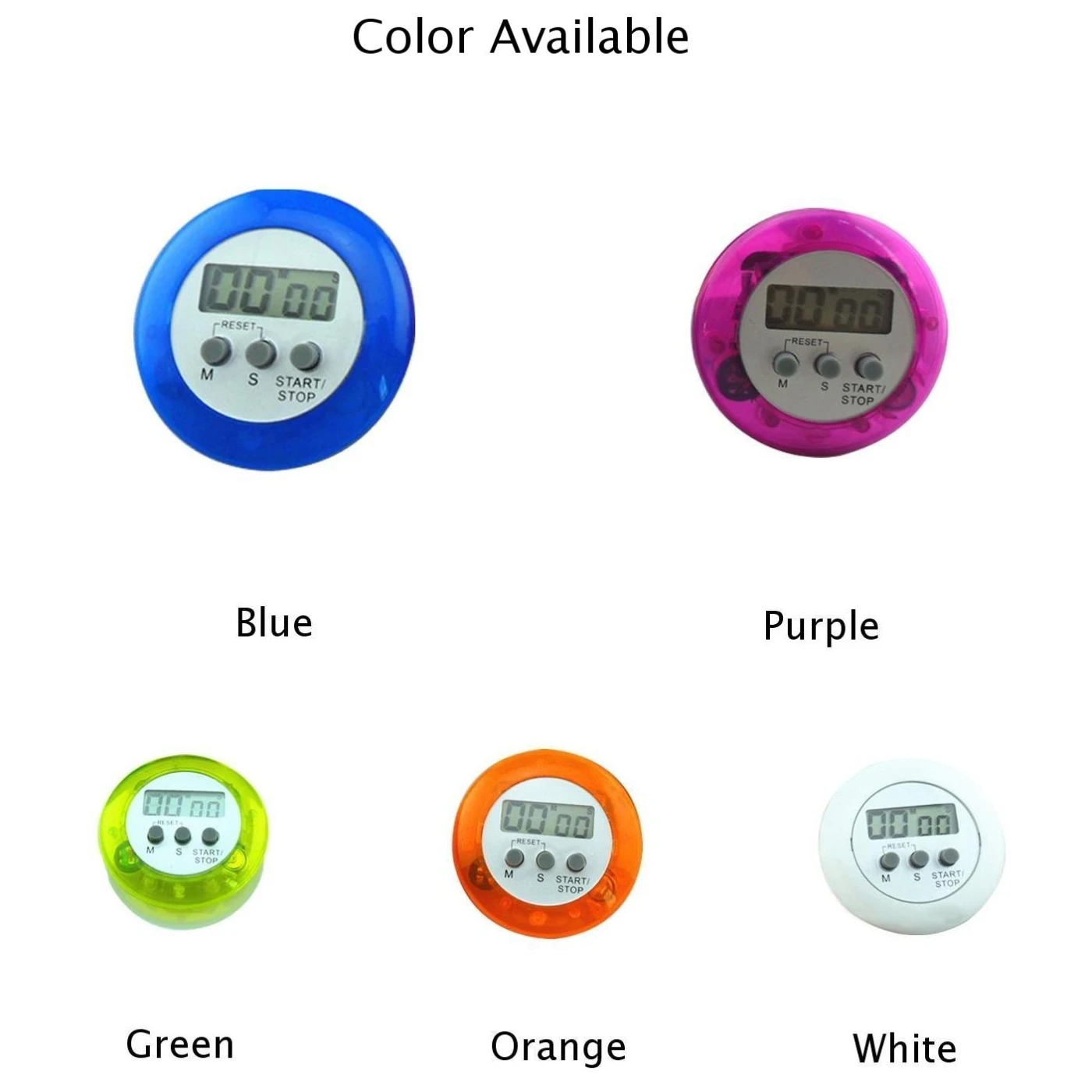 Digital Magnetic Large LCD Digital Kitchen Timer Count-Down Up Alarm Clock