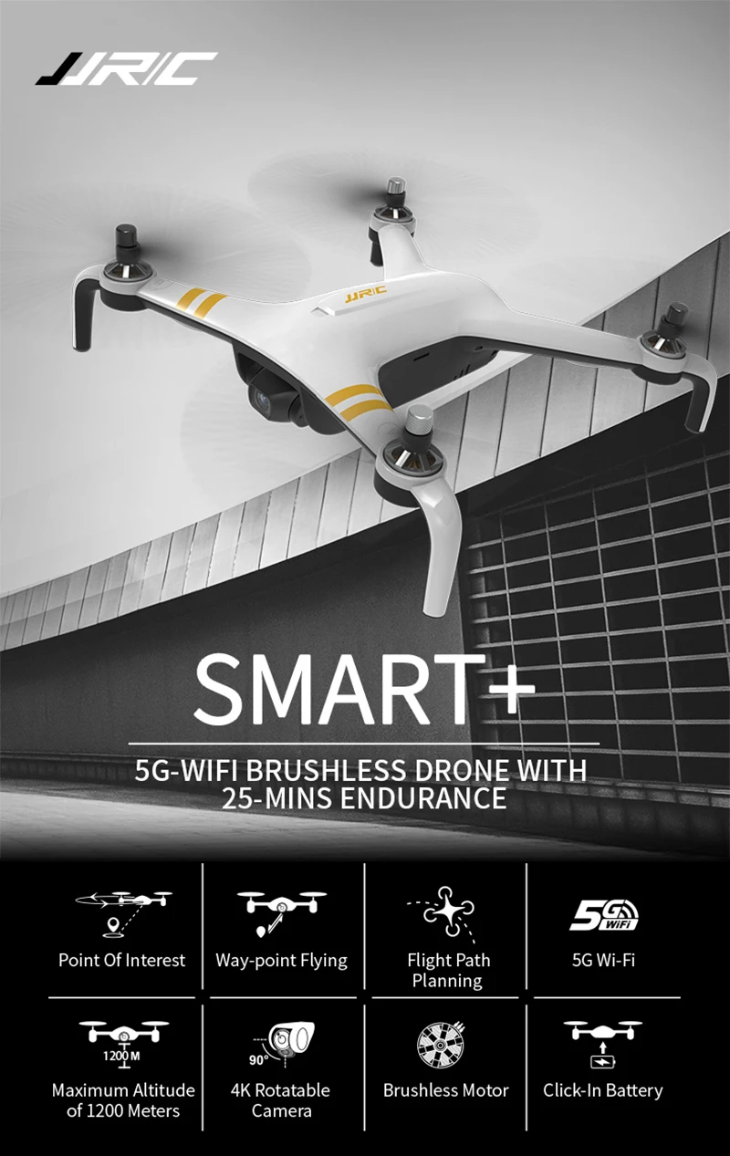 JJRC X7P умный Радиоуправляемый Дрон с GPS 5G wifi 1 км FPV 4K позиционирование камера двухосный карданный Радиоуправляемый Дрон Квадрокоптер Flight 25mins черный/белый