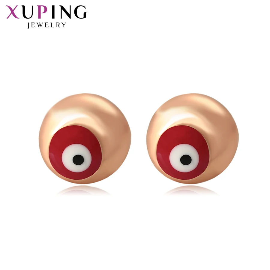 Xuping Новое поступление Дизайн Винтаж темперамент розовое золото цвет покрытием серьги ювелирные изделия для людей рождественские подарки S203.6-98766