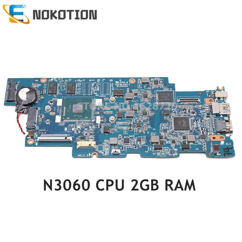 NOKOTION 5B20L12444 плата для lenovo IdeaPad 100S-14IBR ноутбук материнской платы с N3060 Процессор 2 Гб DDR3 100% тестирование