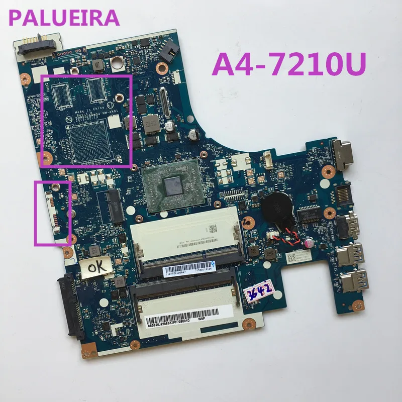 PALUBEIRA BMWQ3 BMWQ4 NM-A401 основная плата для lenovo Ideapad G51-35 материнская портативного