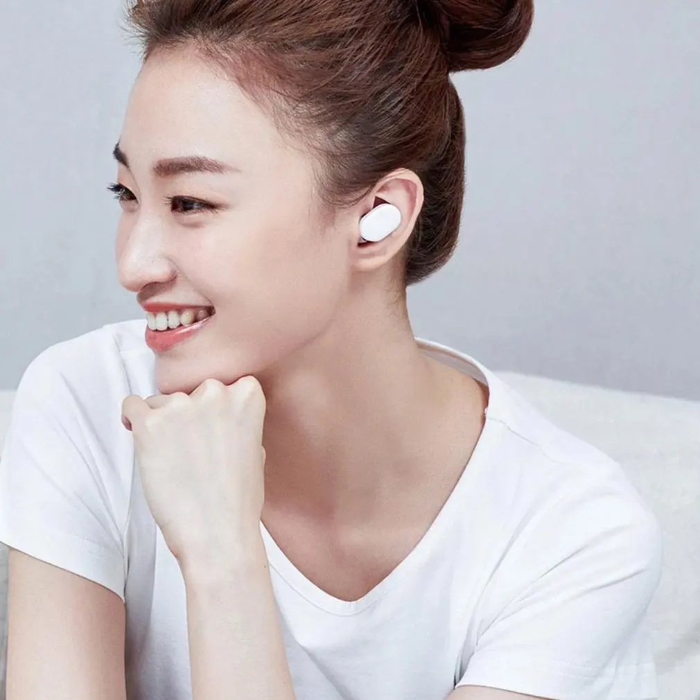Xiaomi mi AirDots TWS Bluetooth Earphones Wireless In-ear Earbuds Earphone Headset Youth Version with Mic and Charging Dock Box