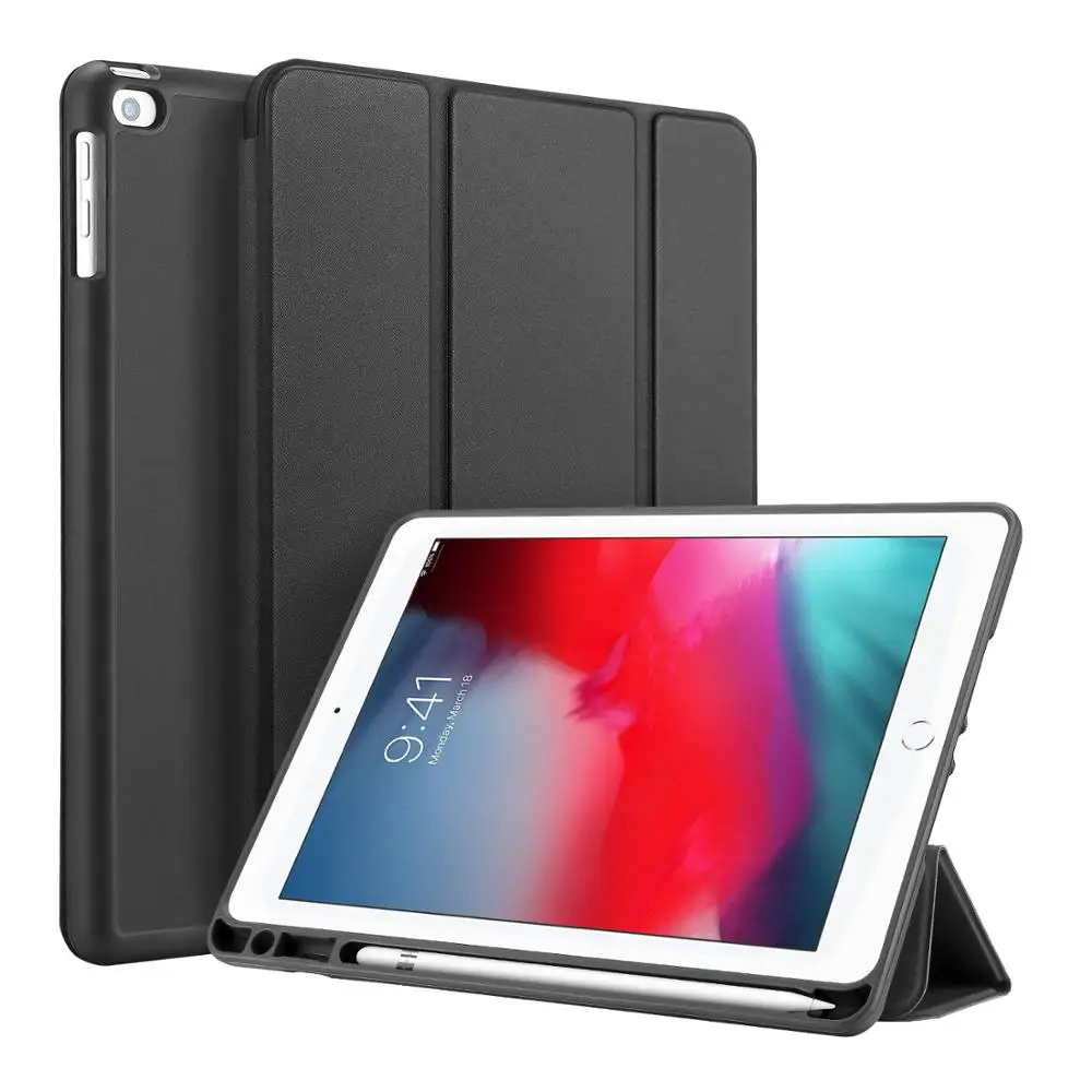 

Flip Case For Apple iPad 9.7 2018 2017 iPad Air 2 56 PU Leather Stand Auto Sleep/Wake Cover Tablet Case With Penscil Holder Slot