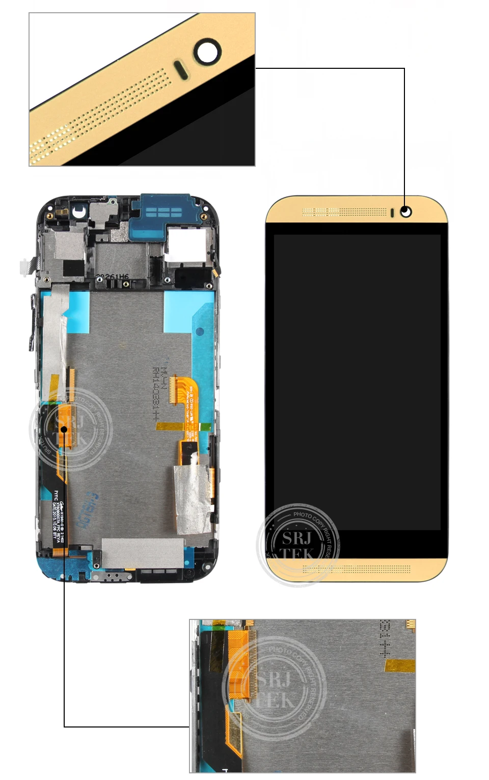 " 1920*1080 дисплей для htc ONE M8 lcd кодирующий преобразователь сенсорного экрана в сборе запасные части M8 дисплей 831c