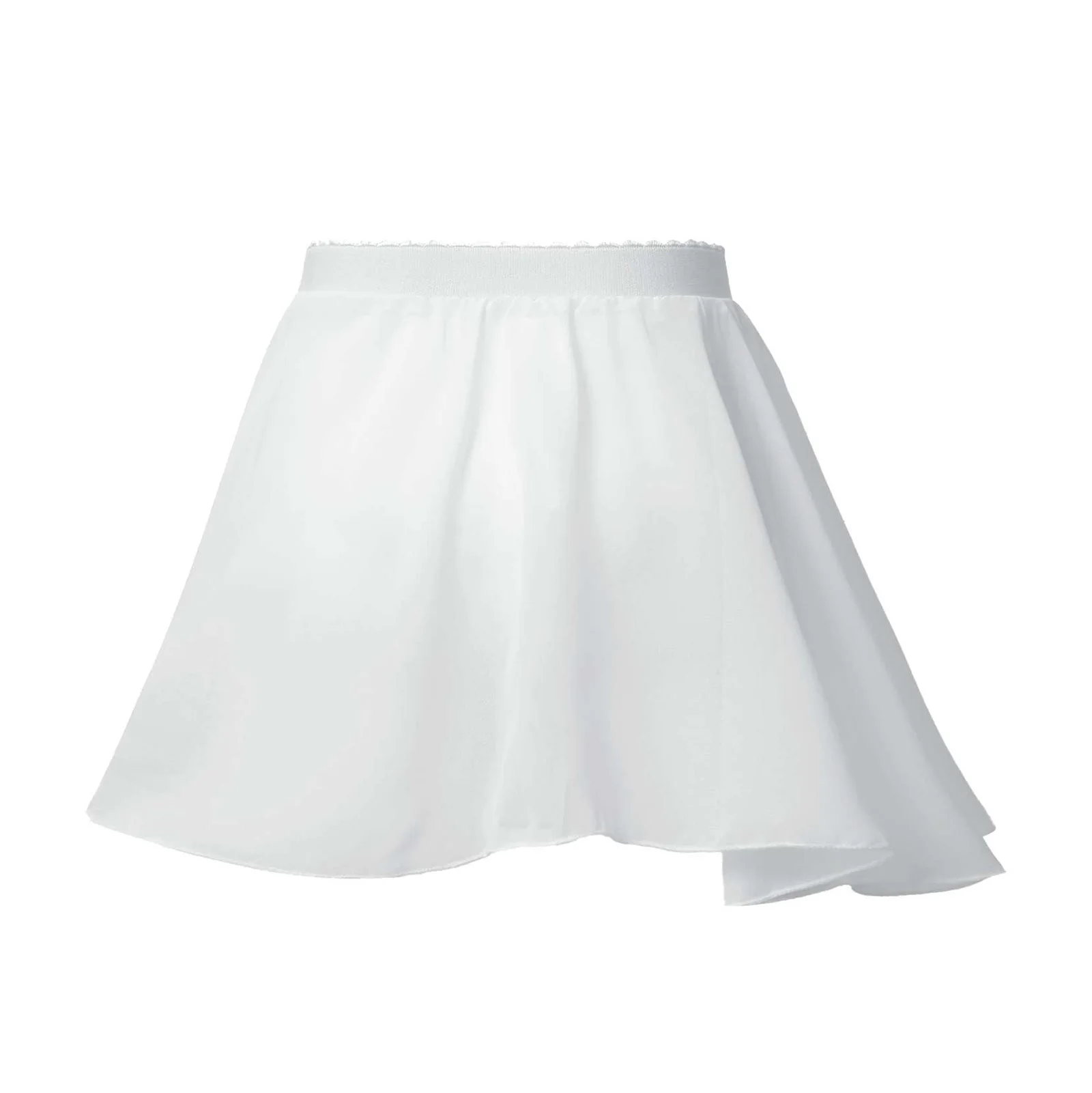 Kids Girls Ballet Dance Skirt Ballerina Workout Gymnastics Dancewear Elastic Waistband Chiffon Veil Skirts Performance Costume