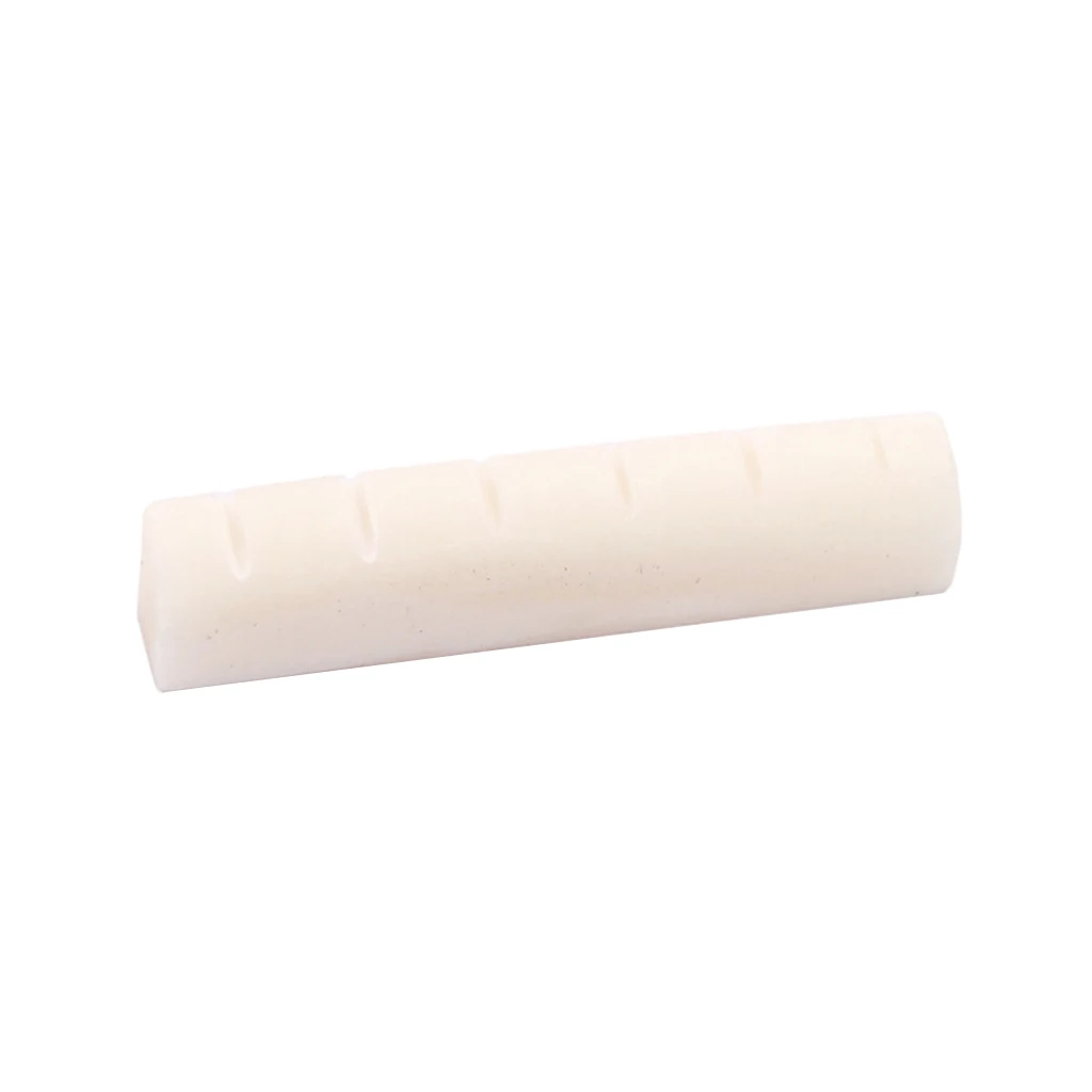 Blank Buffalo Bone Saddle Nut Perfect Sound for Acoustic Guitar Practicers 43x9x6mm Blank Buffalo Bone Saddle Nut Perfect Sound for Acoustic Guitar Practicers 43x9x6mm