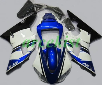 

4 Free Gifts New ABS Motorcycle Full Fairings Kit Fit For YAMAHA YZF R1 1998 1999 98 99 bodywork set Blue white