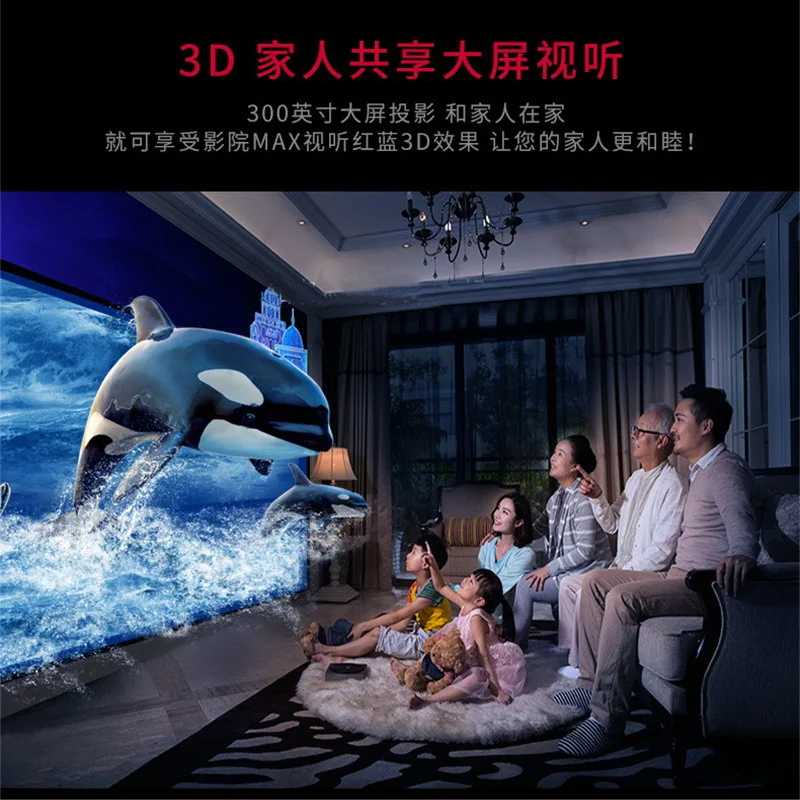 

Business Projector M5 Office KTV Household LED Projector High-definition 1080P Home Theatre