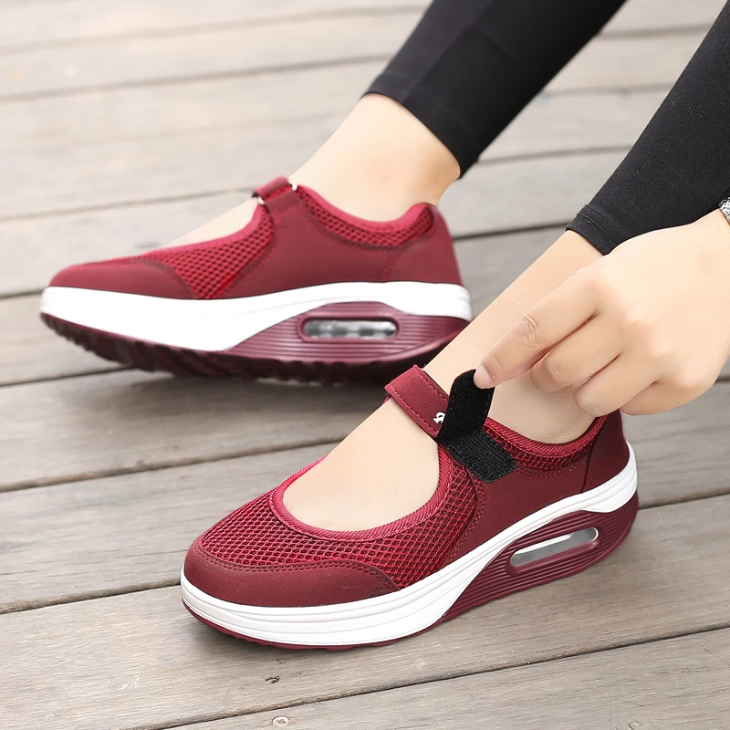 

New Women Flats 2019 Spring Summer Ladies Mesh Flat Shoes Women Soft Breathable Sneakers Women Casual Shoes Zapatos De Mujer