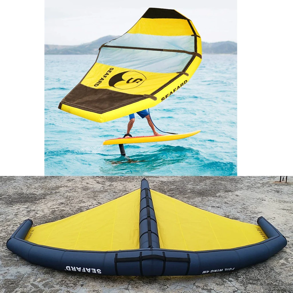 Wind Surfing Wing Lightweight E-Surf Board Foil Wings Handheld Inflatable Kite Wings Electric Board SUP Parafoil Parachute