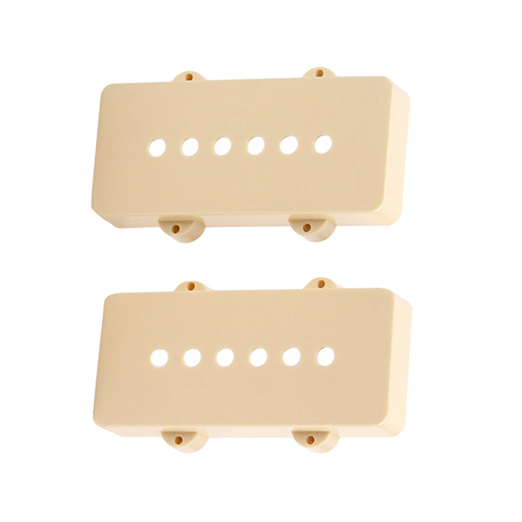 Pack of 2 Soapbar Guitar Pickups Covers Shell Cream for 6 Strings Electric Guitar P90 Pickups - Beige Pack of 2 Soapbar Guitar Pickups Covers Shell Cream for 6 Strings Electric Guitar P90 Pickups - Beige