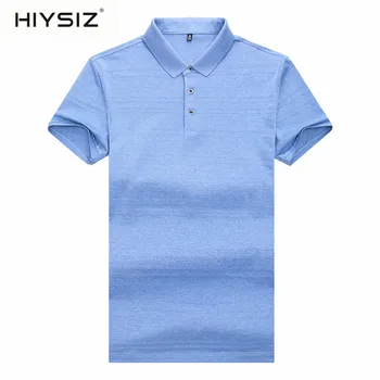 

HIYSIZ Classic Pure Color Casual T-Shirt Men Clothes 2020 Spring Summer Short Sleeve T Shirt Men Cotton Tee Shirt Homme H5016S