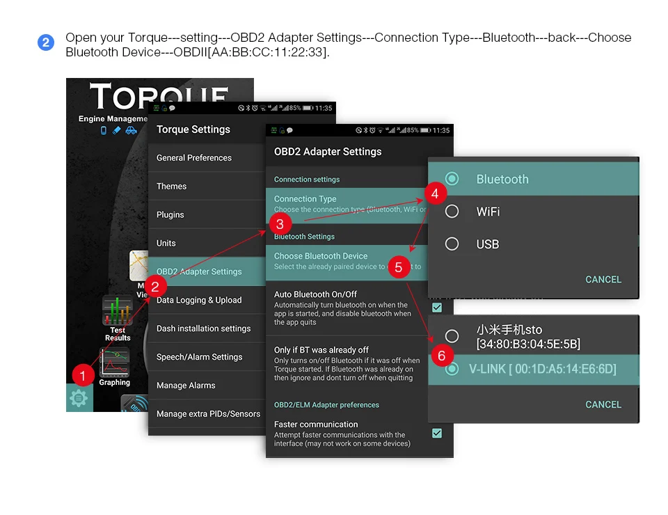 Vgate icar2 software setting 2