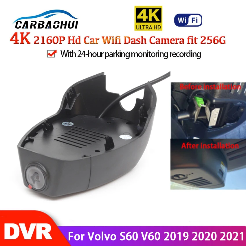 Full HD 4K Car Wifi DVR Driving Video Recorder Car Front Dash Cam 4K