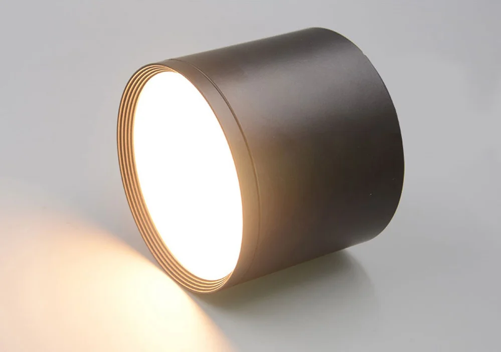 LED Downlight Surface mounted downlights Dimmable Ceiling Cylinder 5W 10W 15W for Bedroom,Living room,study,office,shop,Studio