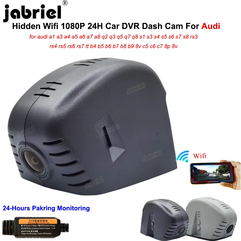 Wifi Car Dvr Dash Cam 24h For Audi A3 A4 A5 A6 A7 A8 Q2 Q3 Q5 Q7 Q8 Rs3