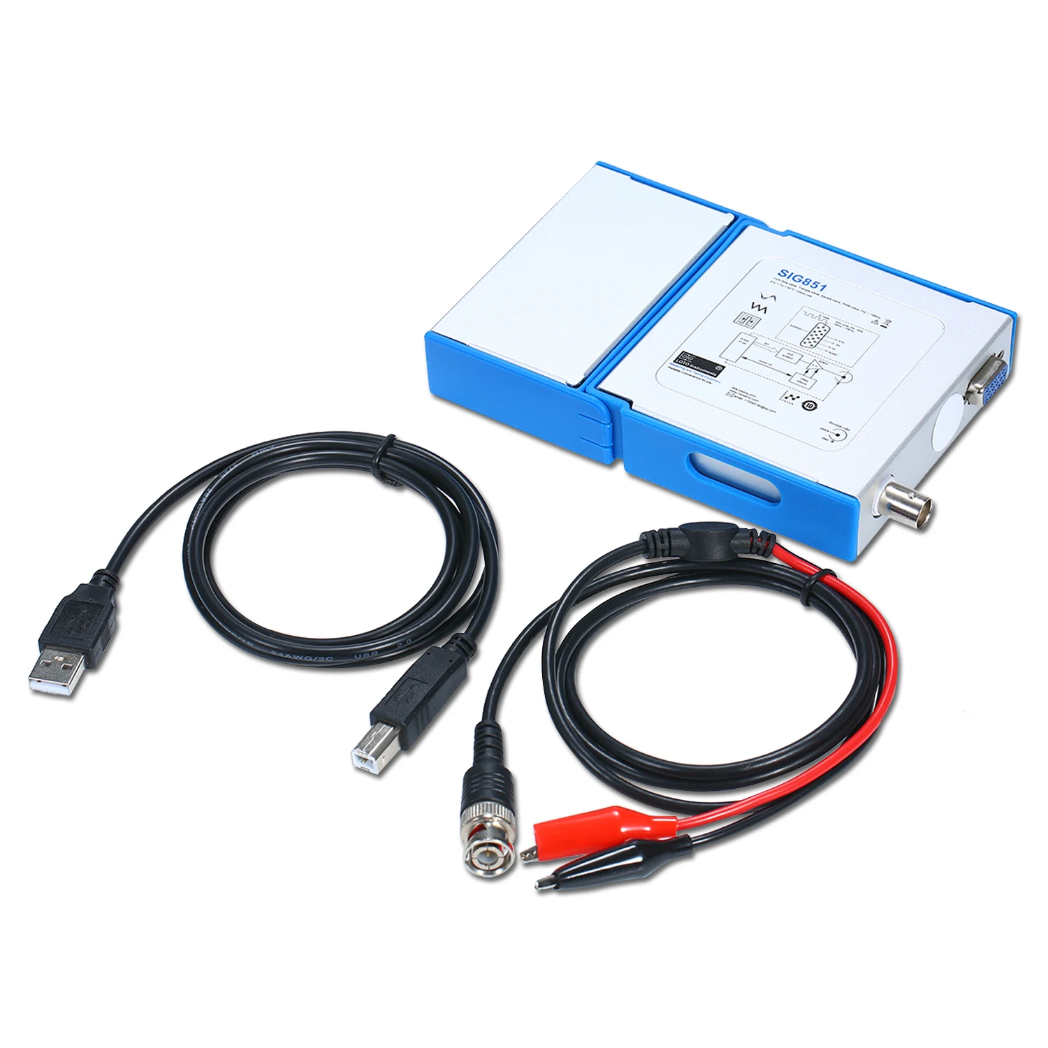 

Digital Portable Mobile Virtual Oscilloscope 13MHZ Signal Generator Single Channel Logic Analyzer Measuring