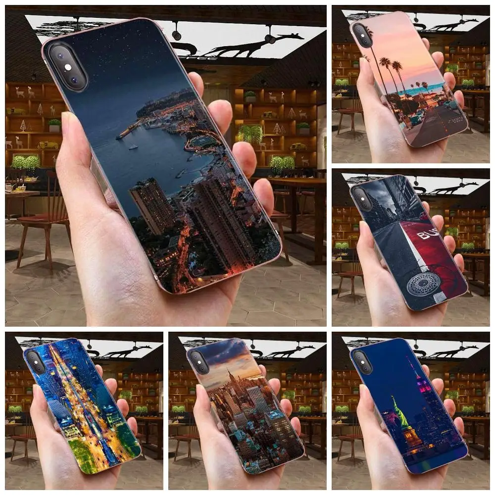 Модный чехол из ТПУ для Samsung Galaxy A51 A71 A81 A90 5G A91 A01 S11 S11E S20 Plus New York City Times Square |