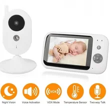 2,4 ГГц Беспроводной видео Видеоняни и радионяни 3,5 дюймов красочные Дисплей Детские няня, безопасность Камера Ночное видение Температура мониторинга