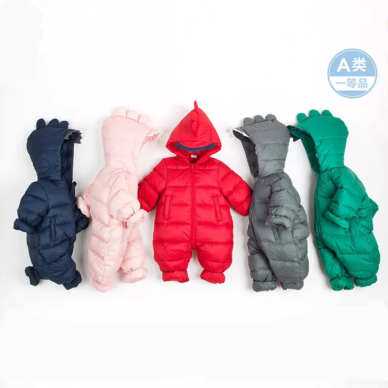 

Barra CeCe Infants Child Onesie Baby Warm Crawling Clothes Bala Men's Small CHILDREN'S down Feather Crawling Clothes New Style h