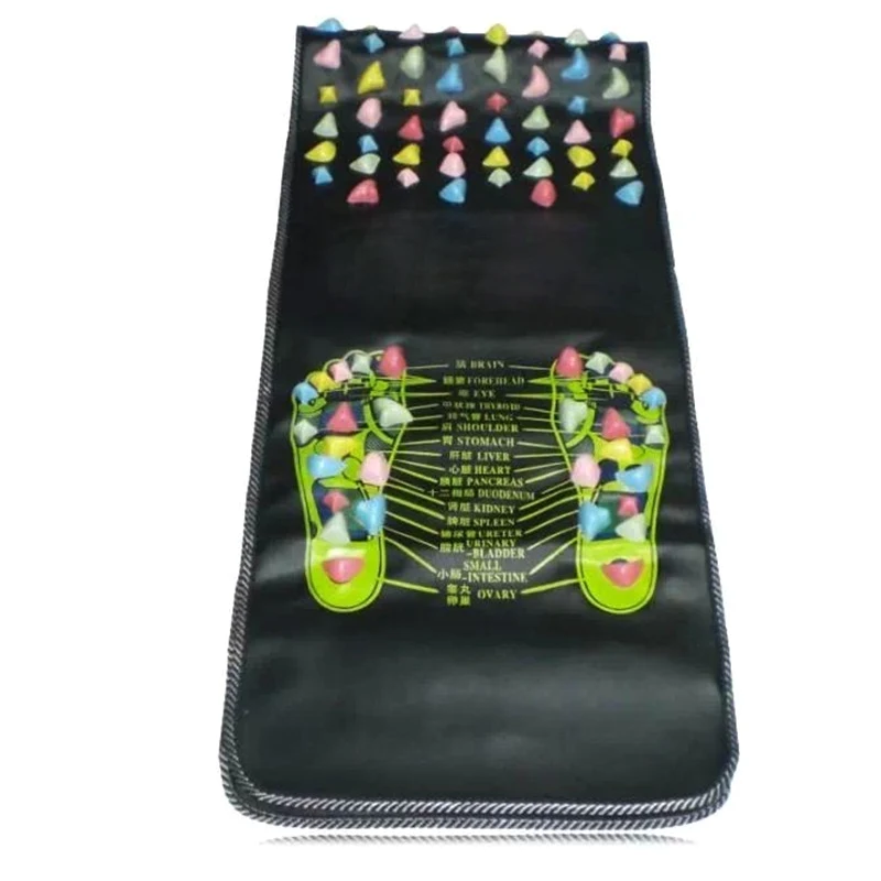 Massage Pad Chinese Reflexology Walk Stone Pain Relieve Foot Leg Spa Massage Mat Health Care EIG88