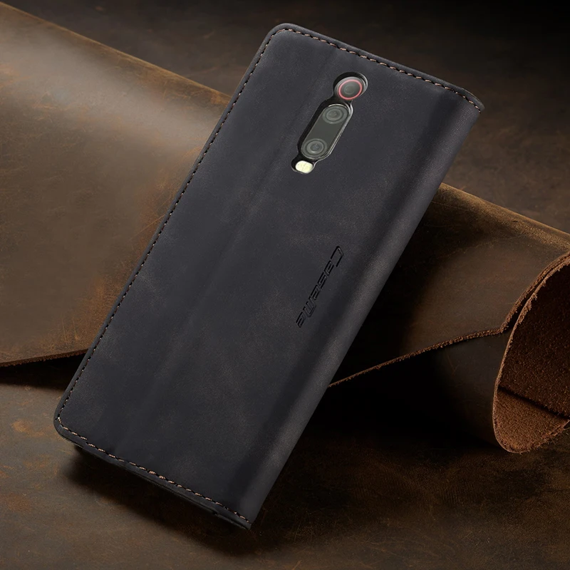 Ретро Чехол-кошелек для XIAO mi 9 9 T mi 9 T Магнитный кожаный чехол с отделением для кредитных карт для redmi K20 Pro чехол s