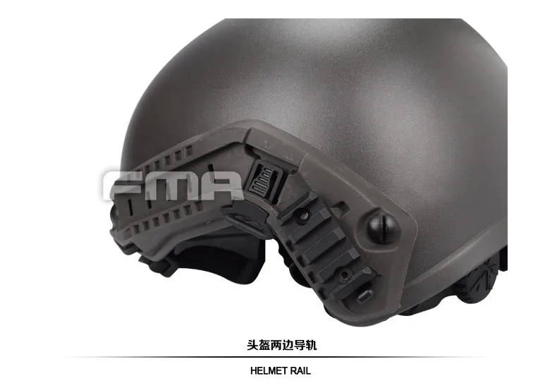 FMA tb1052баллистический шлем масса серый-L/XL M/L