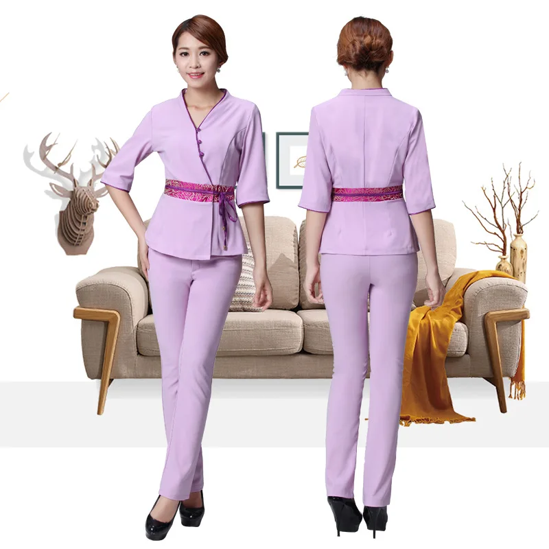 Косметологический салонный рабочий техник услуги SAP здоровье зал униформа для ног Ванна набор для педикюра отель сауна оснастка женский фартук