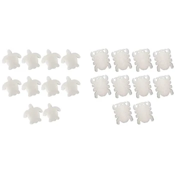 

20PCS Oil Absorbing Sponge Swimming Pool Hot Tub Spa Absorb Sludge Dirt Scum, (10 Spider + 10 Tortoise)