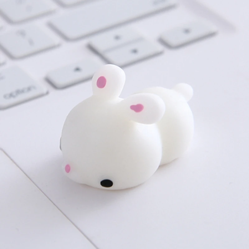 Мини сжимаемая игрушка Abreact антистресс Mochi животное милый питомец поднимающийся мяч мягкий липкий рельеф
