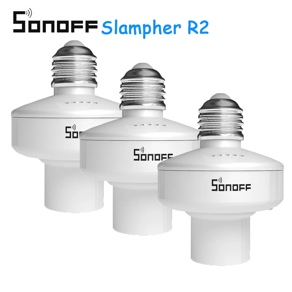 3 шт. держатель для лампы Sonoff Slampher R2 433 МГц RF Smart светильник E27|Модули умного дома| |
