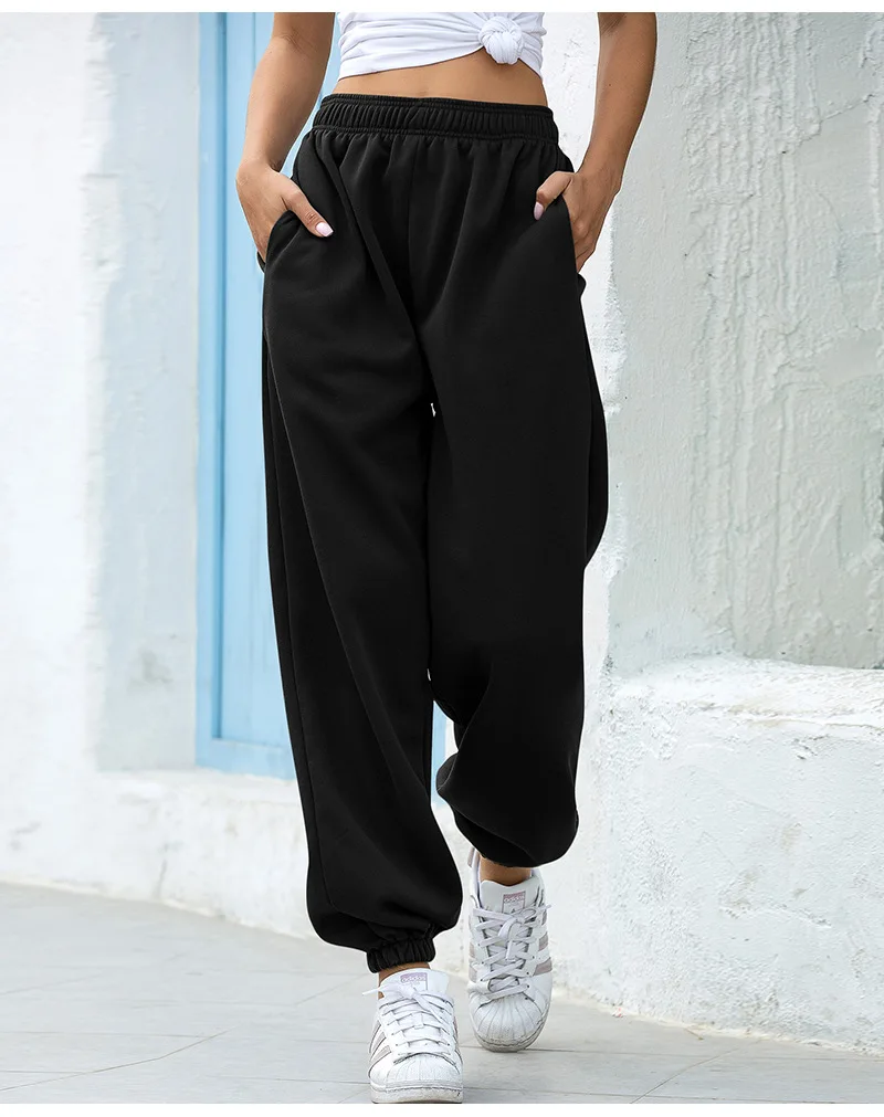 Fleece Sweatpants Women 2020 Autumn 