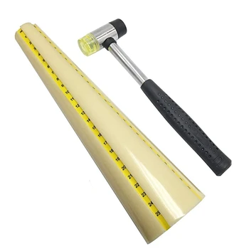 

Shaping Bangle Mandrel With Jewelry Hammer Jeweler'S Hammer Bangle Size Measure Bracelet Sizer Gauge