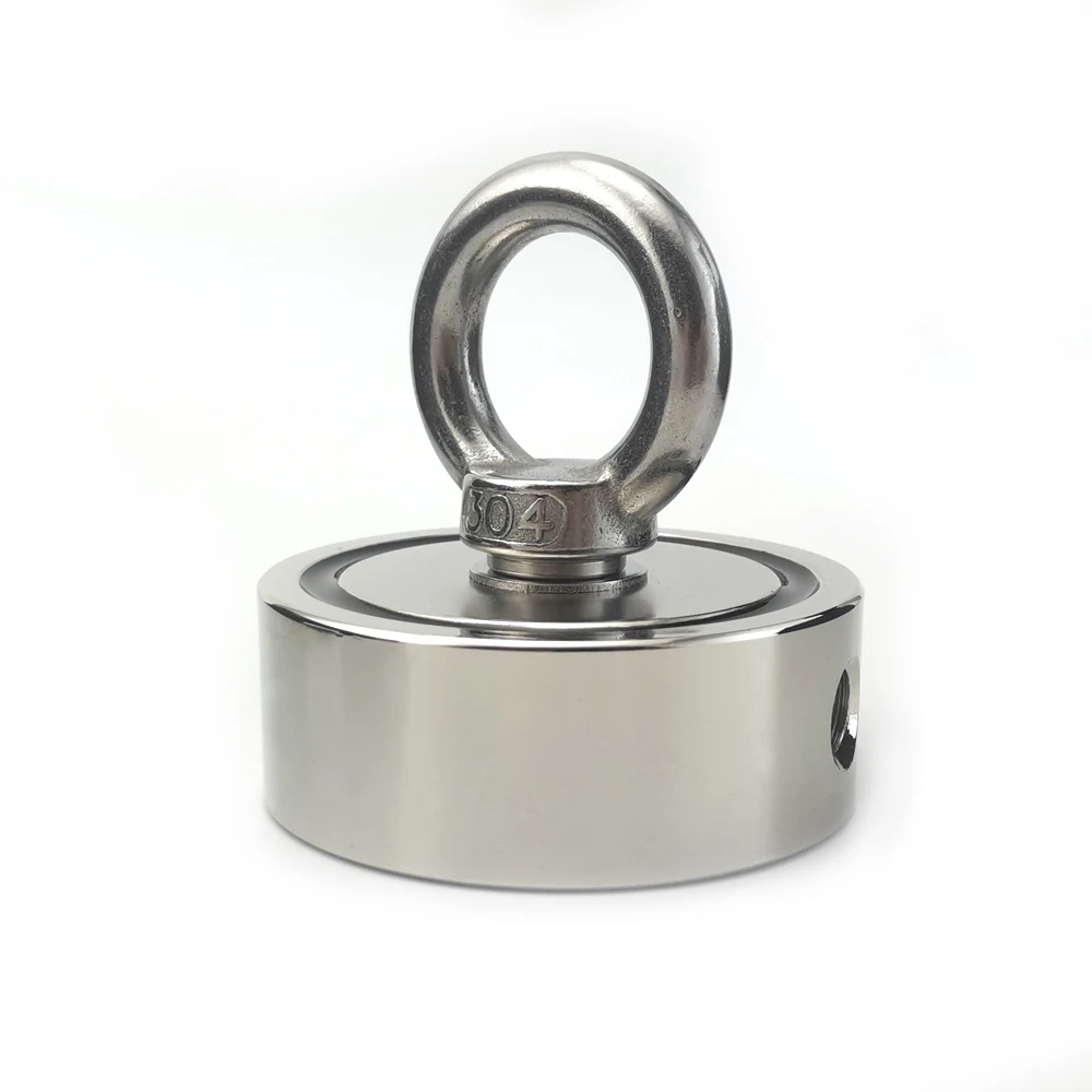 Strong Neodymium Magnet Double side Search magnet hook D48 - D94*28mm super power Salvage Fishing magnetic Stell Cup holder