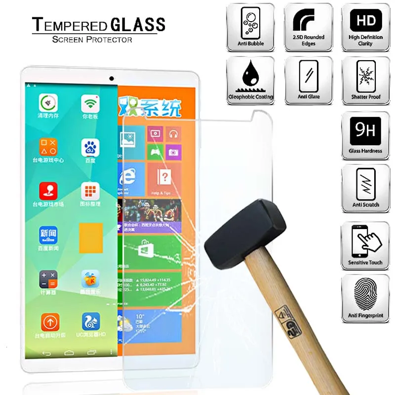 

Tablet Tempered Glass Screen Protector Cover for Teclast X80h Anti-Scratch Anti-Screen Breakage HD Tempered Film