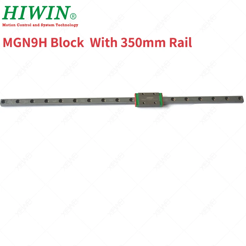 HIWIN из нержавеющей стали MGN9 250 мм 350 мм линейная направляющая с MGN9H направляющие блоки каретки для 3d принтера