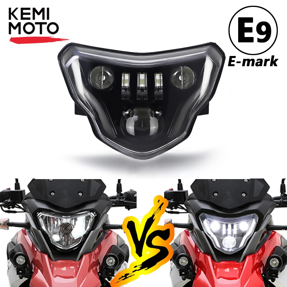 Faros Led Para Motocicleta Bmw G310gs G310r G 310 Gs R 310gs 16 17 Conjunto Completo De Luces Con Ojos De Diablo Aliexpress