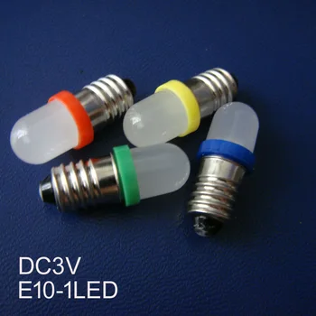 

High quality 3V E10,E10 light 3V,E10 led indicator lamp 3V,E10 DC3V,E10 led bulb light 3V,E10 led bulb 3V free shipping 10pc/lot