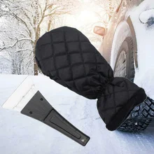 Водонепроницаемый снег удаление лопатка Deicing лед оконный скребок инструмент для очистки перчатки прочный и практичный в использовании