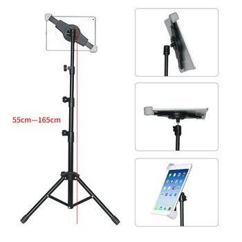 

Tablet PC Tripod Metal Floor Retractable Regulation Selfie Live Suitable for iPad Tripod