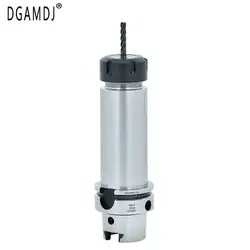HSK ER Spring collet chuck HSK100A HSK63A tool holder ER16 ER20 ER25 ER32 200L CNC tool shank milling lathe tools holder spindle