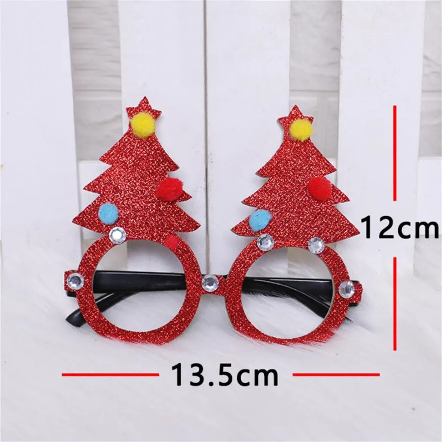 Christmas cartoon glasses decoration Christmas decoration adult children cartoon party glasses frame rich atmosphere 30A15 (7)