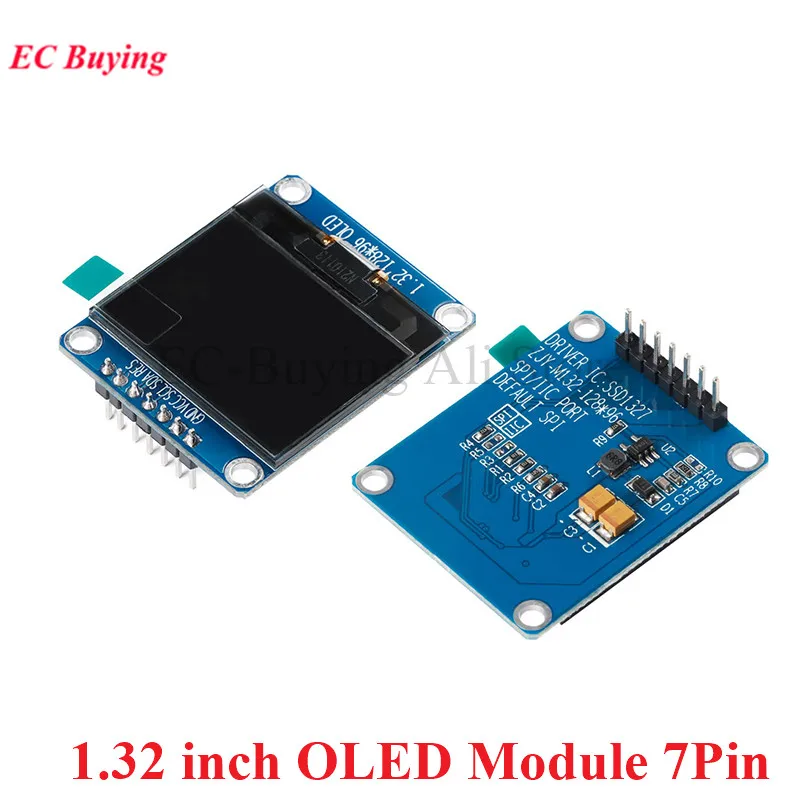 1,32 Zoll OLED IPS HD Weißer Bildschirm 1,32" 128x96 LCD LED Display Modul 128*96 SSD1327 SPI/IIC I2C Parallele Schnittstelle 4Pin 7Pin – Detail 15