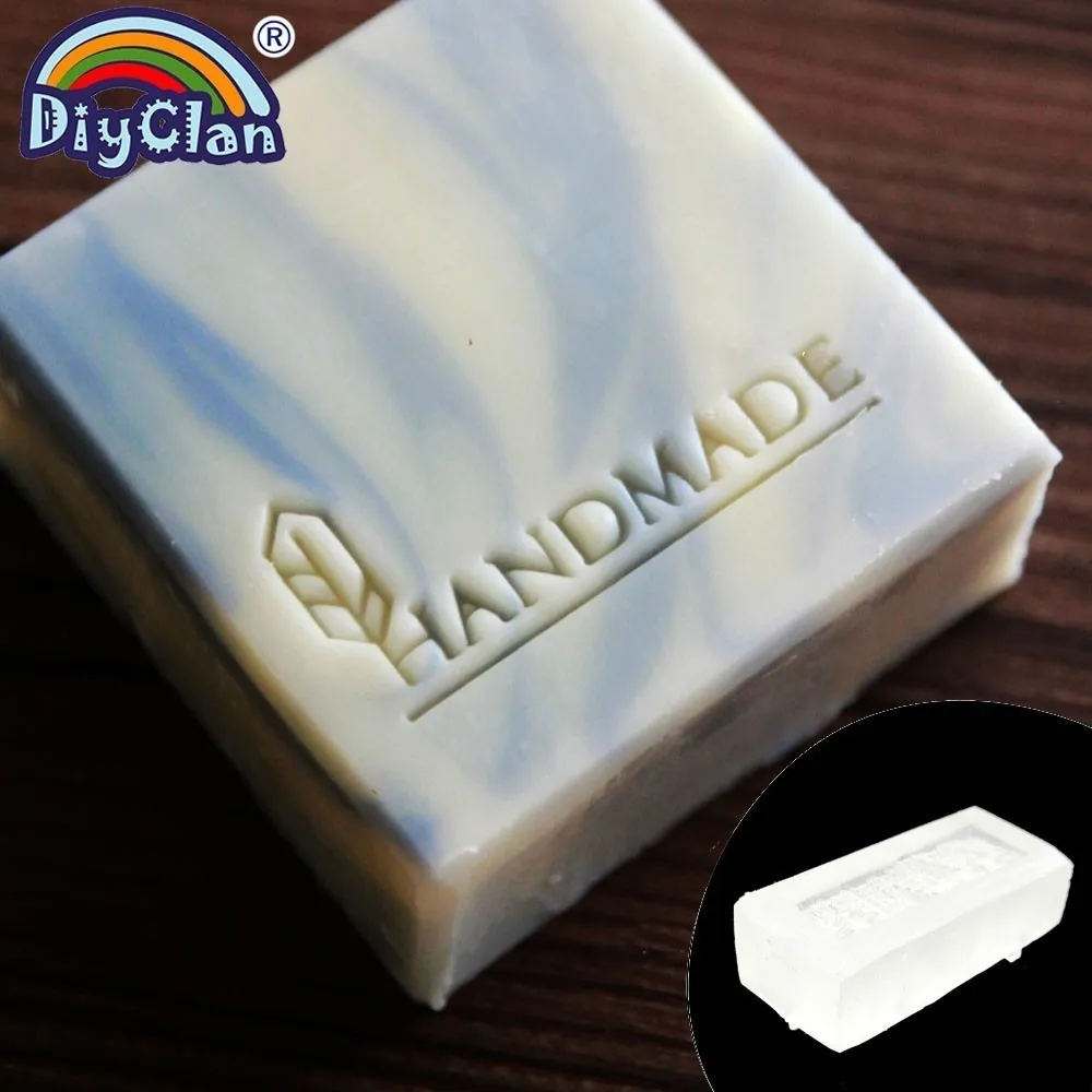 Прозрачное натуральное мыло ручной работы штамп Diy мыло изготовление штамп с ручкой Натуральный акрил