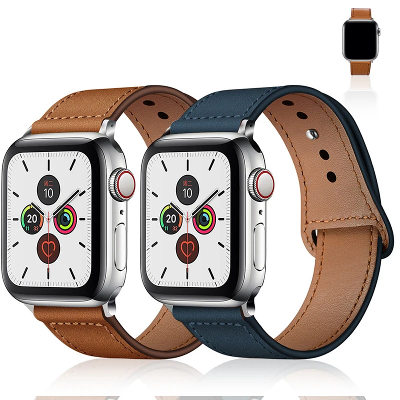 Кожаный ремешок для Apple Watch 4 3 2 1 38 40 мм 44 42 | Наручные часы