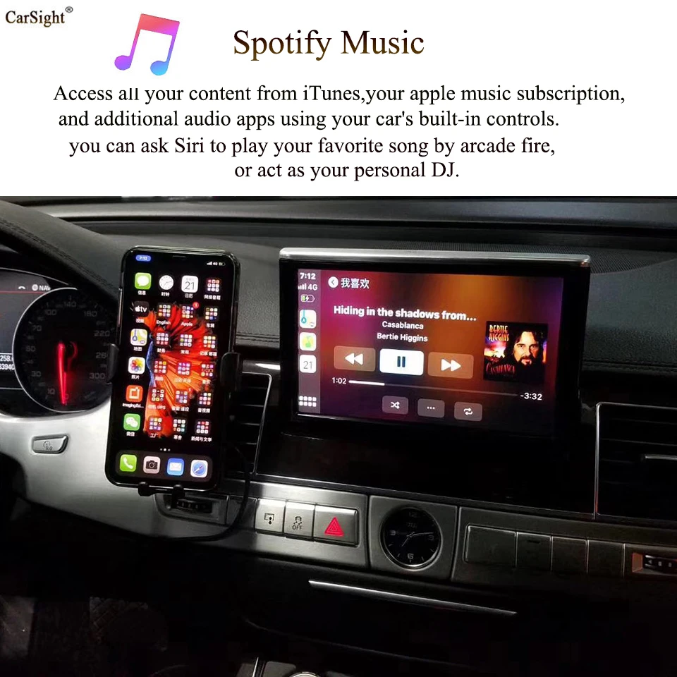 Автомобильный зеркальный экран беспроводная автомодернизация на базе Android