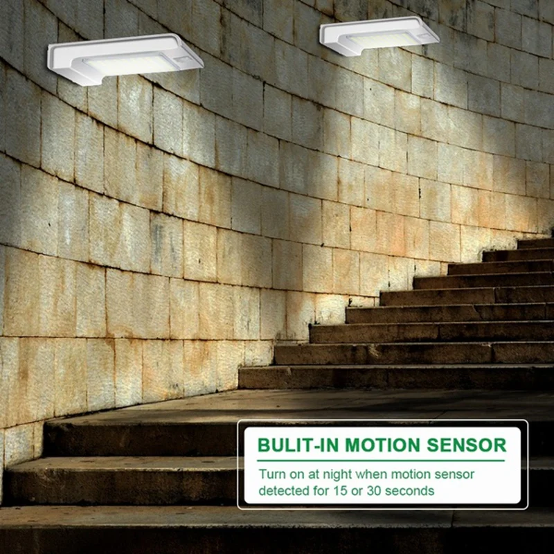 72 LED Solar Gutter Security Wall Light Outdoor Motion Senson Lamp Waterproof 72 LED Solar Gutter Security Wall Light Outdoor Motion Senson Lamp Waterproof
