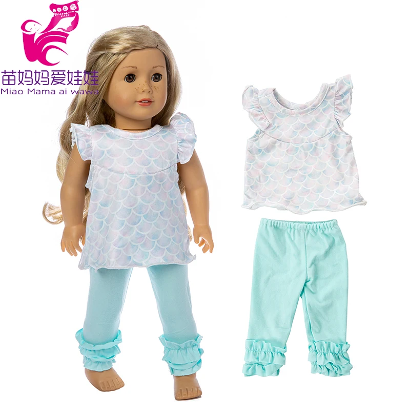 18 дюймов кукольная одежда комплект со штанами для малышей, новый комплект Кукла-младенец Штаны, детская одежда на 18 "Кукольный наряд