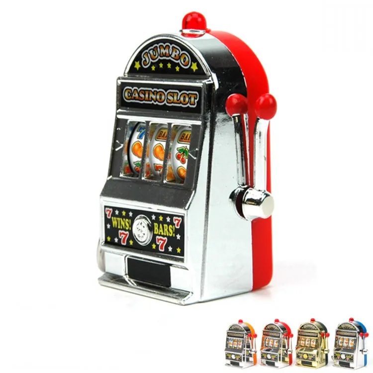 

Retail Novelty Mini Casino Slot Machine Keychains With Game Luminous Vocalization Key Chains Key Rings Free Shipping