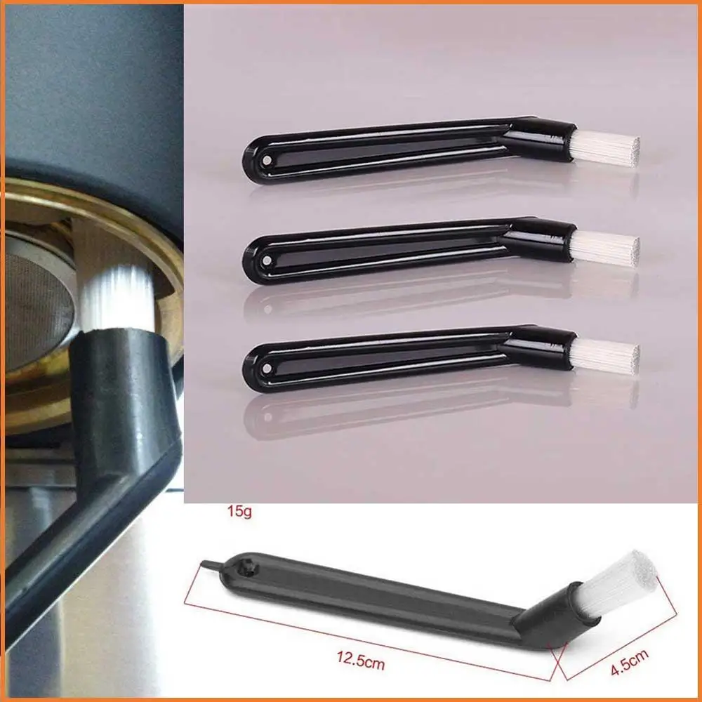 

Home Espresso Machine Coffee Cleaning Brush With Spoon Cleaning Tools Cleanup Kitchen Supplies Accessories